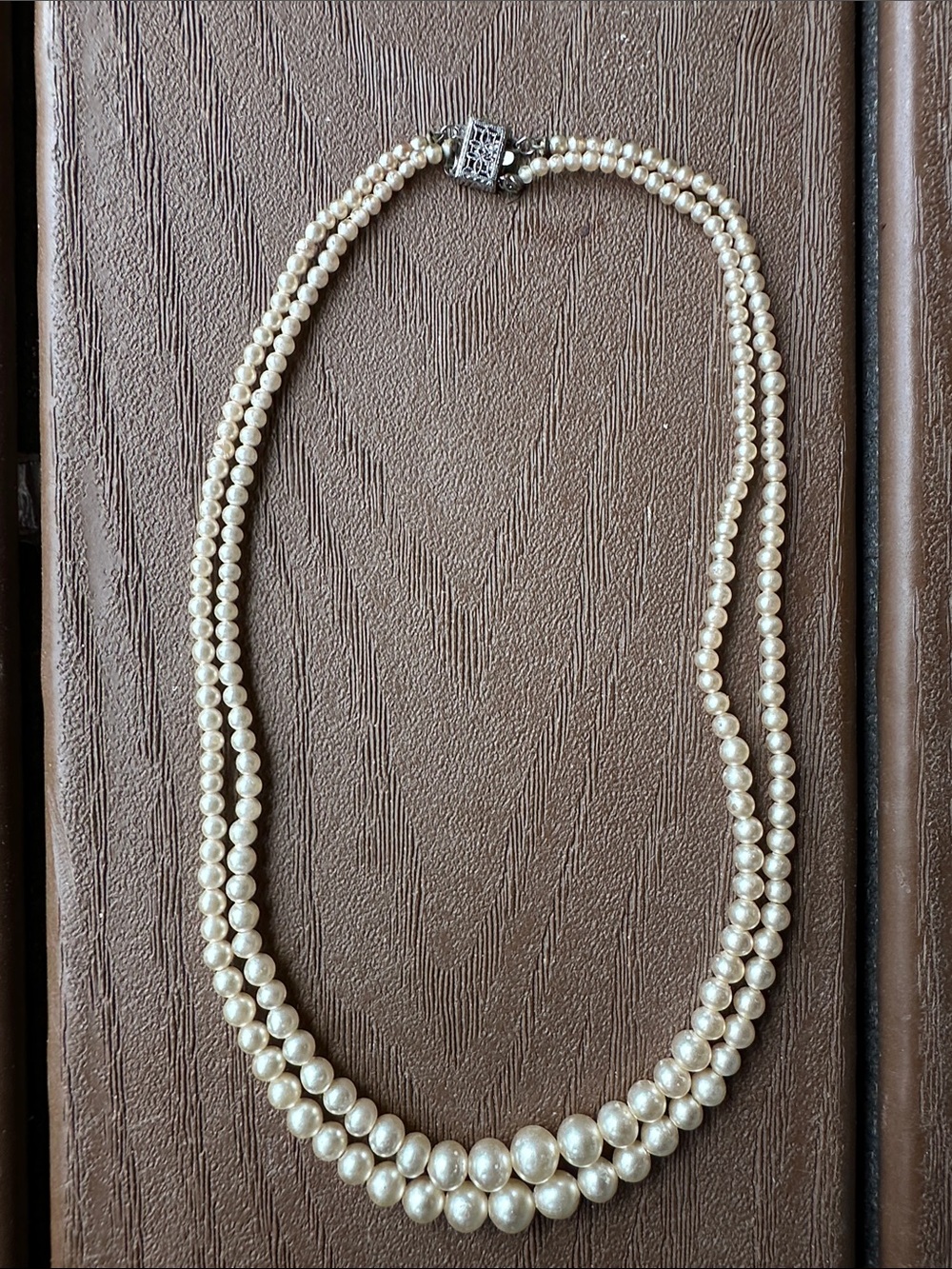 Classic Double-Strand Pearl Necklace - Ivory